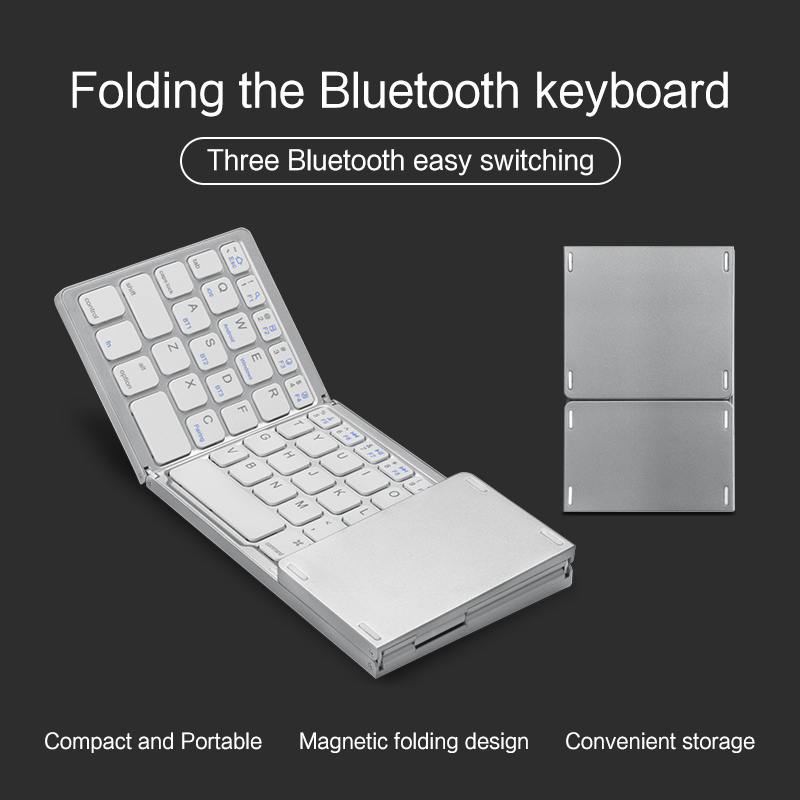 韓国語英語ミニポータブル折りたたみキーボードワイヤレス Bl - Desk Setup Ipad のレビューと価格