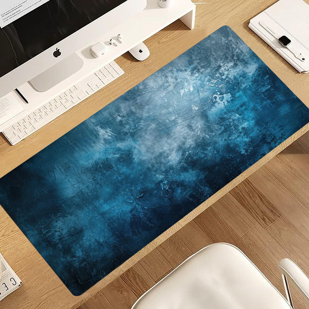ダークグレーの抽象柄マウスパッド、ゲーミングマット、ゲーミン - Desk Setup Grey のレビューと価格